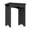 Ethan Dressing Table Stool, Graphite Grey 2 Ethan Dressing Table Stool, Graphite Grey -Home Luxe Studio 30662265