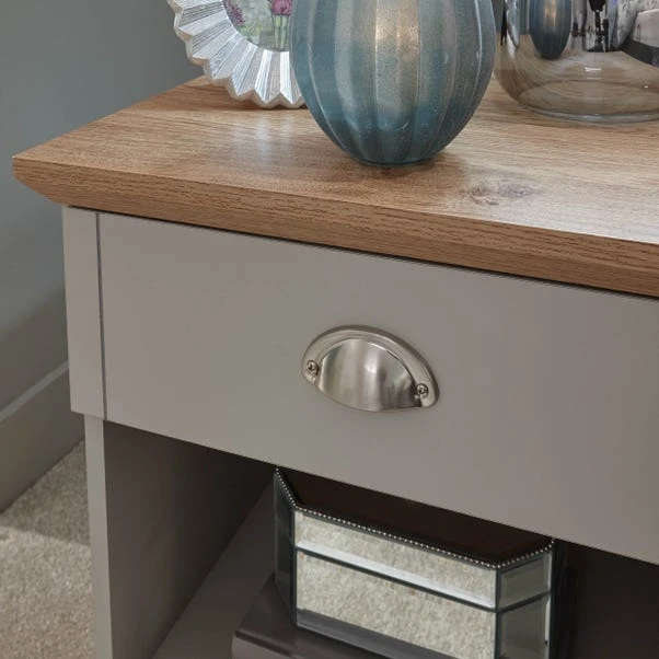 Kendal 1 Drawer Bedside Table, Grey 5 Kendal 1 Drawer Bedside Table, Grey - Image 3