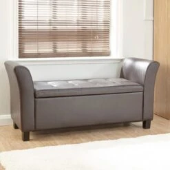 Verona Window Seat, Faux Leather -Home Luxe Studio 30676767 alt01