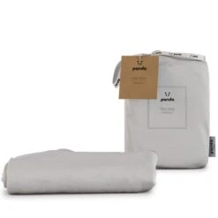 Panda Bamboo White Fitted Sheet 25 Panda Bamboo White Fitted Sheet -Home Luxe Studio 30677546 alt01