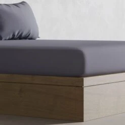 Panda Bamboo Urban Grey Fitted Sheet 21 Panda Bamboo Urban Grey Fitted Sheet -Home Luxe Studio 30677551