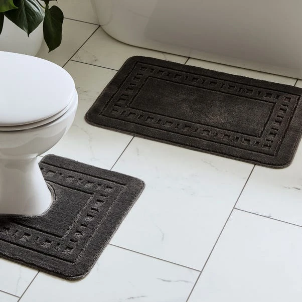 Catherine Lansfield Armoni Bath And Pedestal Mat Set 5 Catherine Lansfield Armoni Bath And Pedestal Mat Set - Image 3