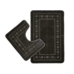 Catherine Lansfield Armoni Bath And Pedestal Mat Set 24 Catherine Lansfield Armoni Bath And Pedestal Mat Set -Home Luxe Studio 30680846 alt03
