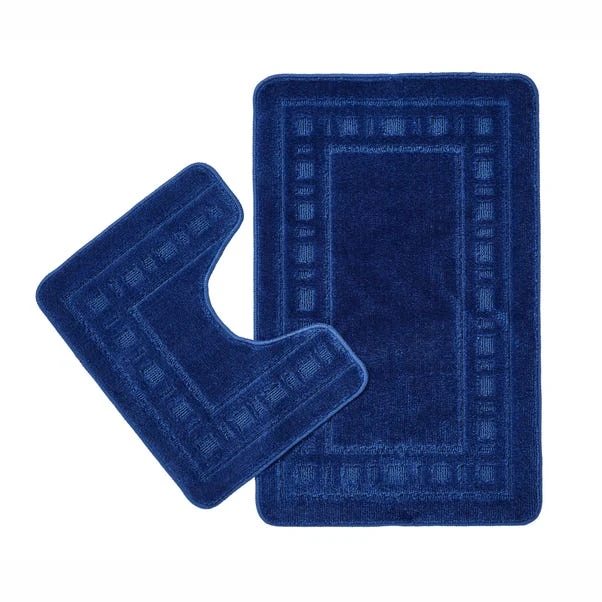 Catherine Lansfield Armoni Bath And Pedestal Mat Set 3 Catherine Lansfield Armoni Bath And Pedestal Mat Set