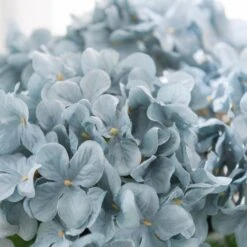 Artificial Teal Hydrangeas In Ceramic Plant Pot 9 Artificial Teal Hydrangeas In Ceramic Plant Pot -Home Luxe Studio 30687465 alt03