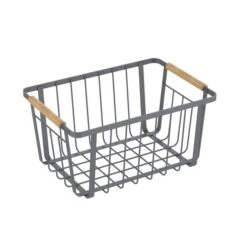 Small Grey Food Storage Basket
