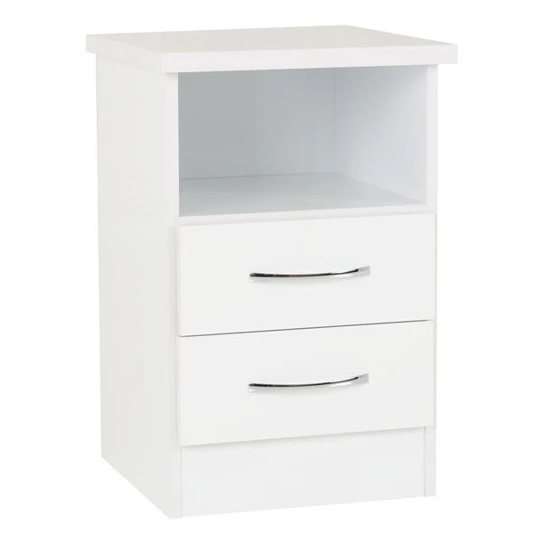 Nevada 2 Drawer Bedside Table 4 Nevada 2 Drawer Bedside Table - Image 2