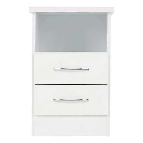 Nevada 2 Drawer Bedside Table 6 Nevada 2 Drawer Bedside Table - Image 4