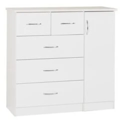 Nevada Small Single 5 Drawer Wardrobe 30 Nevada Small Single 5 Drawer Wardrobe -Home Luxe Studio 30694088 alt01