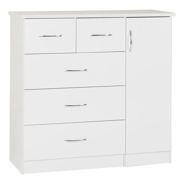 Nevada Small Single 5 Drawer Wardrobe 13 Nevada Small Single 5 Drawer Wardrobe - Image 11