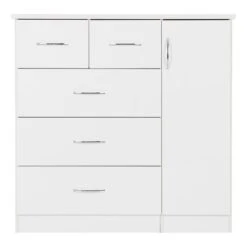 Nevada Small Single 5 Drawer Wardrobe 31 Nevada Small Single 5 Drawer Wardrobe -Home Luxe Studio 30694088 alt02