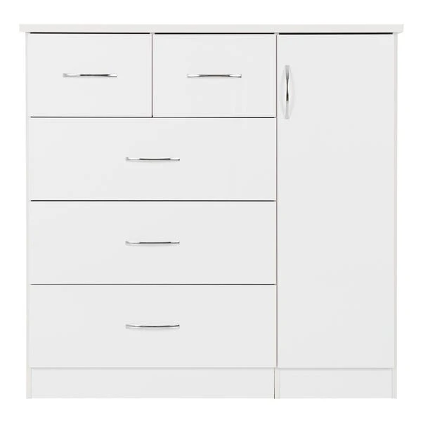 Nevada Small Single 5 Drawer Wardrobe 14 Nevada Small Single 5 Drawer Wardrobe - Image 12