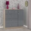 Nevada Small Single 5 Drawer Wardrobe -Home Luxe Studio 30694090