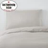Non Iron Plain Dye Silver Box Pillowcase 1 Non Iron Plain Dye Silver Box Pillowcase -Home Luxe Studio 30695242