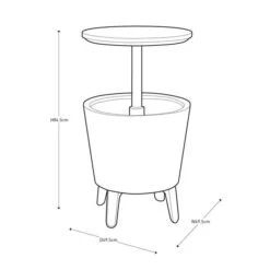 Keter Cool Bar Ice Bucket Table With Lights 18 Keter Cool Bar Ice Bucket Table With Lights -Home Luxe Studio 30695572 alt08