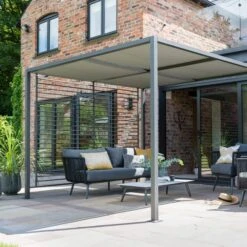 2.8m X 2.8m Sliding Roof Pergola