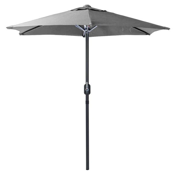 2m Grey Crank Parasol 3 2m Grey Crank Parasol