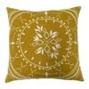 Furn. Mandala Ochre Cushion 1 Furn. Mandala Ochre Cushion -Home Luxe Studio 30703291