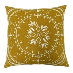 Furn. Mandala Ochre Cushion