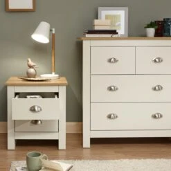 Lancaster 2 Drawer Bedside Table 21 Lancaster 2 Drawer Bedside Table -Home Luxe Studio 30705693 alt01