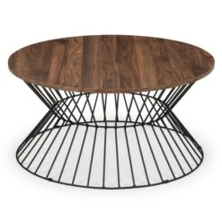 Jersey Round Wire Coffee Table -Home Luxe Studio 30705767 alt01