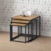 Tribeca Nest Of 3 Tables, Oak 2 Tribeca Nest Of 3 Tables, Oak -Home Luxe Studio 30705854