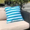 Coast Blue Water Resistant Outdoor Cushion -Home Luxe Studio 30708285