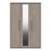 Dolan Triple Wardrobe, Mirrored 1 Dolan Triple Wardrobe, Mirrored -Home Luxe Studio 30708669