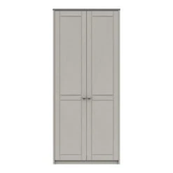 Darwin Double Wardrobe, Grey