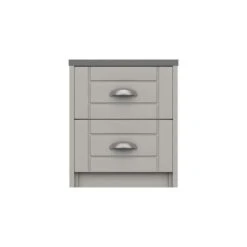 Darwin 2 Drawer Bedside Table
