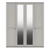 Darwin 4 Door Wardrobe, Mirrored 2 Darwin 4 Door Wardrobe, Mirrored -Home Luxe Studio 30708819