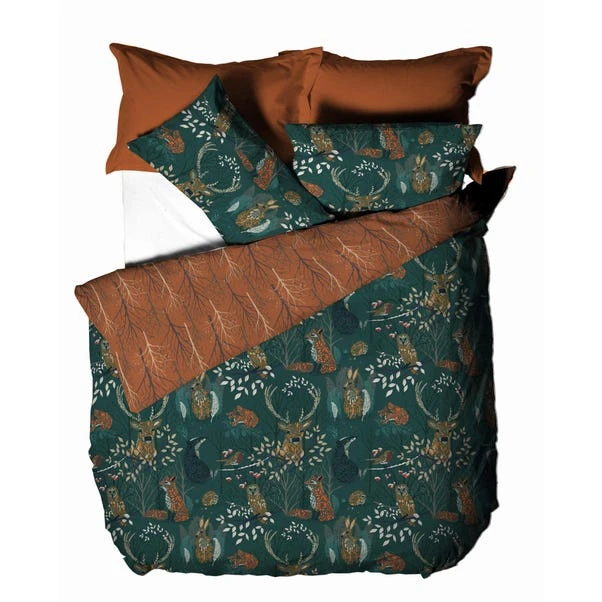 Furn. Riva Forest Fauna Duvet Cover & Pillowcase Set 11 Furn. Riva Forest Fauna Duvet Cover & Pillowcase Set - Image 9