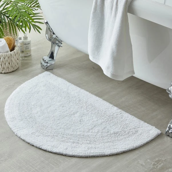 Super Soft Reversible Semi Circle Bath Mat 9 Super Soft Reversible Semi Circle Bath Mat - Image 7
