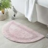 Super Soft Reversible Semi Circle Bath Mat 2 Super Soft Reversible Semi Circle Bath Mat -Home Luxe Studio 30711445