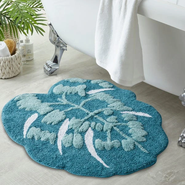 Leaf Green Bath Mat 3 Leaf Green Bath Mat