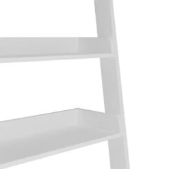 Lynton Ladder Bookcase, White -Home Luxe Studio 30712295 alt03