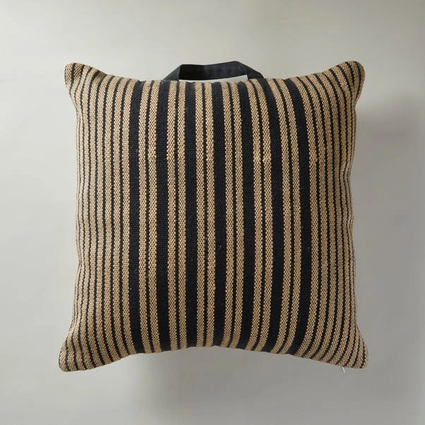 Jute And Cotton Floor Cushion 6 Jute And Cotton Floor Cushion - Image 4