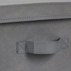 Large Foldable Grey Box 7 Large Foldable Grey Box -Home Luxe Studio 30720474 alt02