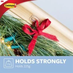 Command Medium Mini Clear Hooks And Strips Pack -Home Luxe Studio 30721424 alt03