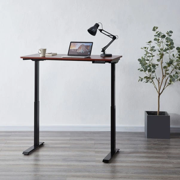 Koble Apollo Walnut Effect Adjustable Standing Smart Desk 3 Koble Apollo Walnut Effect Adjustable Standing Smart Desk