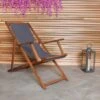 Eucalyptus Grey Wooden Deck Chair 1 Eucalyptus Grey Wooden Deck Chair -Home Luxe Studio 30726025