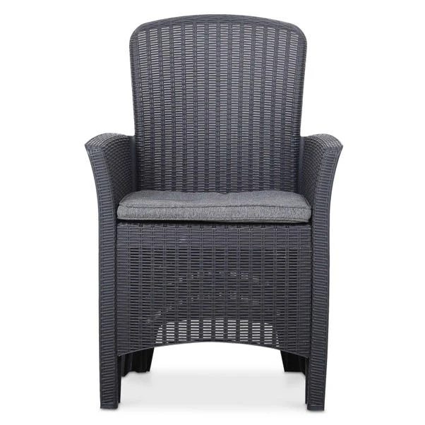 Faro 2 Seater Black Bistro Set 9 Faro 2 Seater Black Bistro Set - Image 7