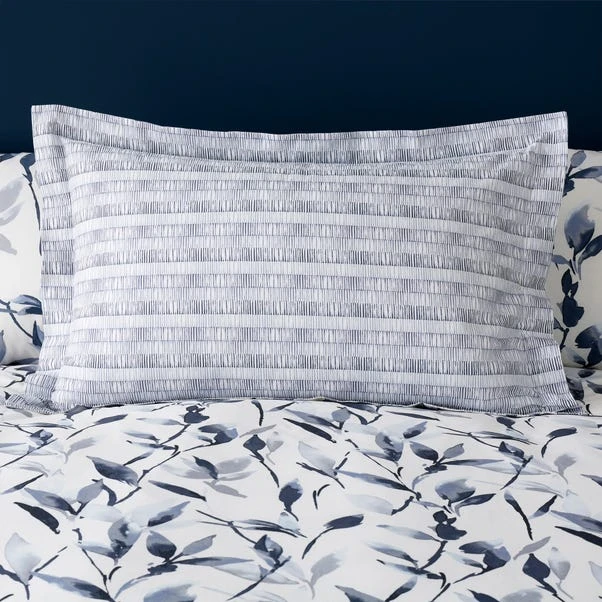 Zen Navy Oxford Pillowcase 3 Zen Navy Oxford Pillowcase