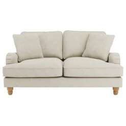 Beatrice Natural Luna Fabric 2 Seater Sofa 11 Beatrice Natural Luna Fabric 2 Seater Sofa -Home Luxe Studio 30727294 alt01