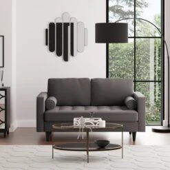 Zoe Velvet 2 Seater Sofa 37 Zoe Velvet 2 Seater Sofa -Home Luxe Studio 30727366