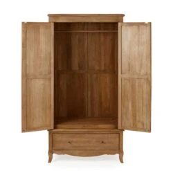 Giselle Double Wardrobe, Mango Wood 10 Giselle Double Wardrobe, Mango Wood -Home Luxe Studio 30727794 alt02