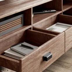 Fulton Pine Extra Wide TV Unit For TVs Up To 80" 11 Fulton Pine Extra Wide TV Unit For TVs Up To 80" -Home Luxe Studio 30728486 alt02