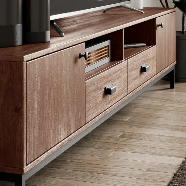 Fulton Pine Extra Wide TV Unit For TVs Up To 80" 6 Fulton Pine Extra Wide TV Unit For TVs Up To 80" - Image 4