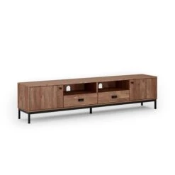 Fulton Pine Extra Wide TV Unit For TVs Up To 80" 14 Fulton Pine Extra Wide TV Unit For TVs Up To 80" -Home Luxe Studio 30728486 alt05