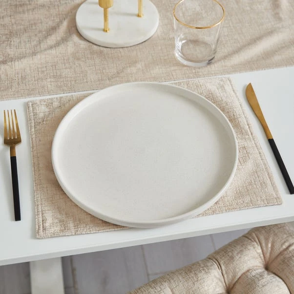 Set Of 2 Metallic Print Placemats 3 Set Of 2 Metallic Print Placemats
